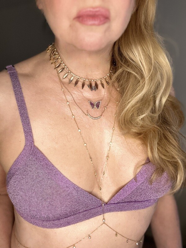 THE CRESCENT MOON + STAR necklace THE CRESCENT MOON + STAR necklace