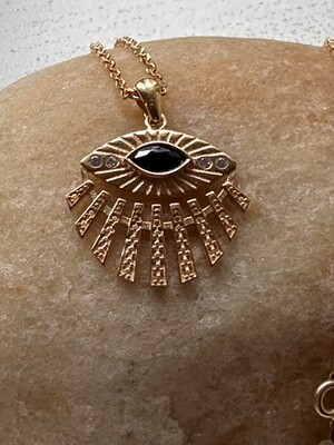 THE RISING SUN burst necklace
