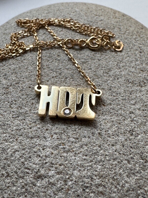 HOT Gold and Diamond Necklace