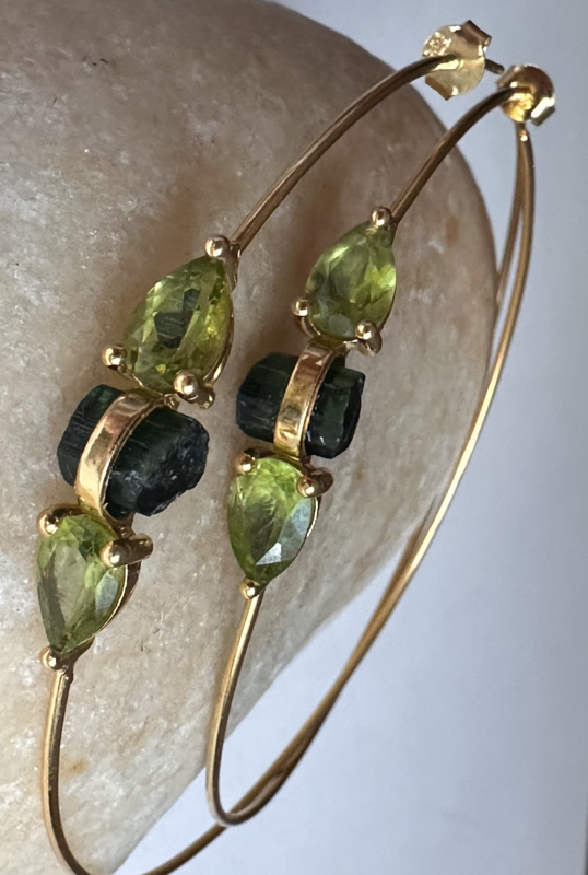 THE GREEN DREAM XL HOOPS