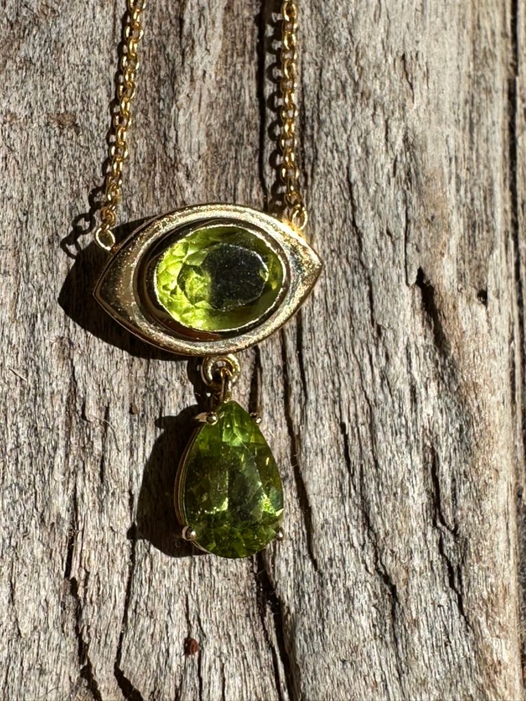 Green Peridot Necklace
