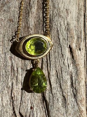 Green Peridot Necklace