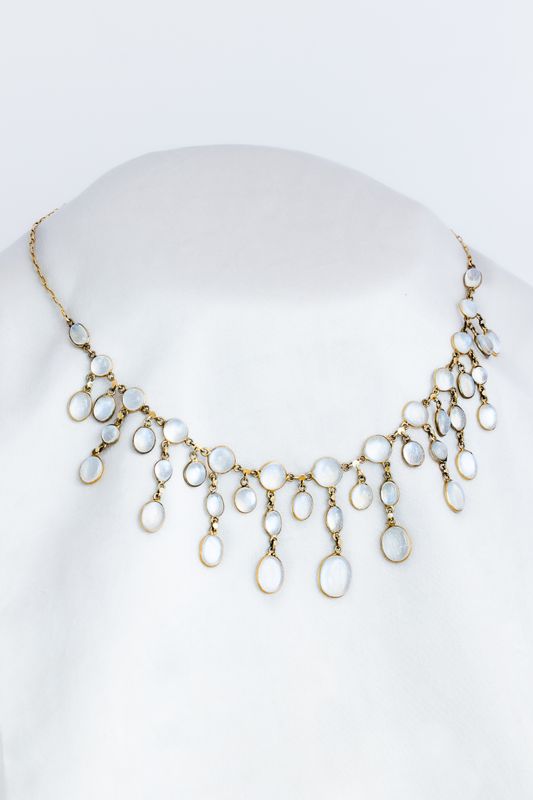 Art Nouveau Moonstone Collar