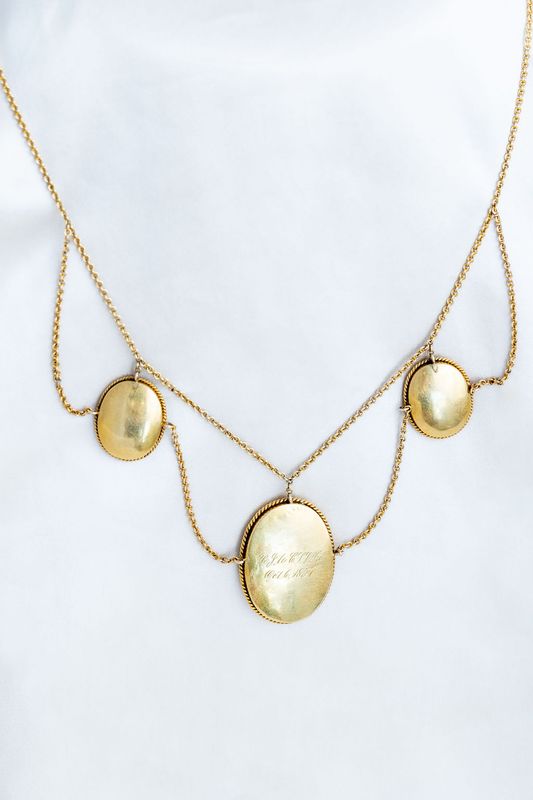 Victorian Enamel &amp; Diamond Necklace