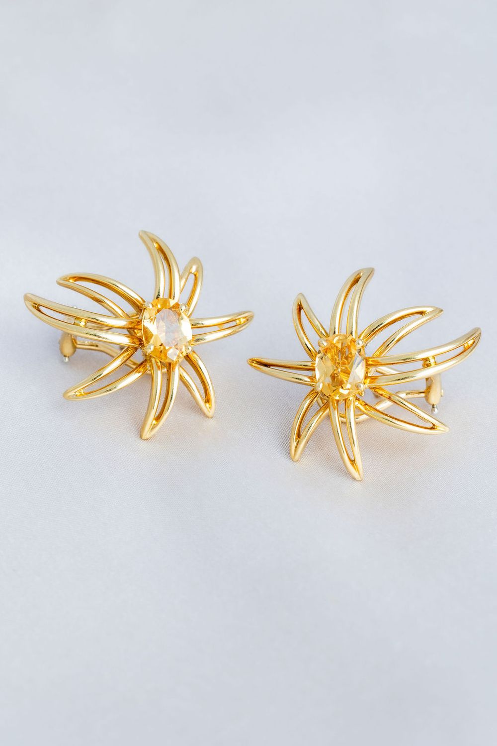 Citrine &amp; 18K Gold Earrings by Tiffany &amp; Co.