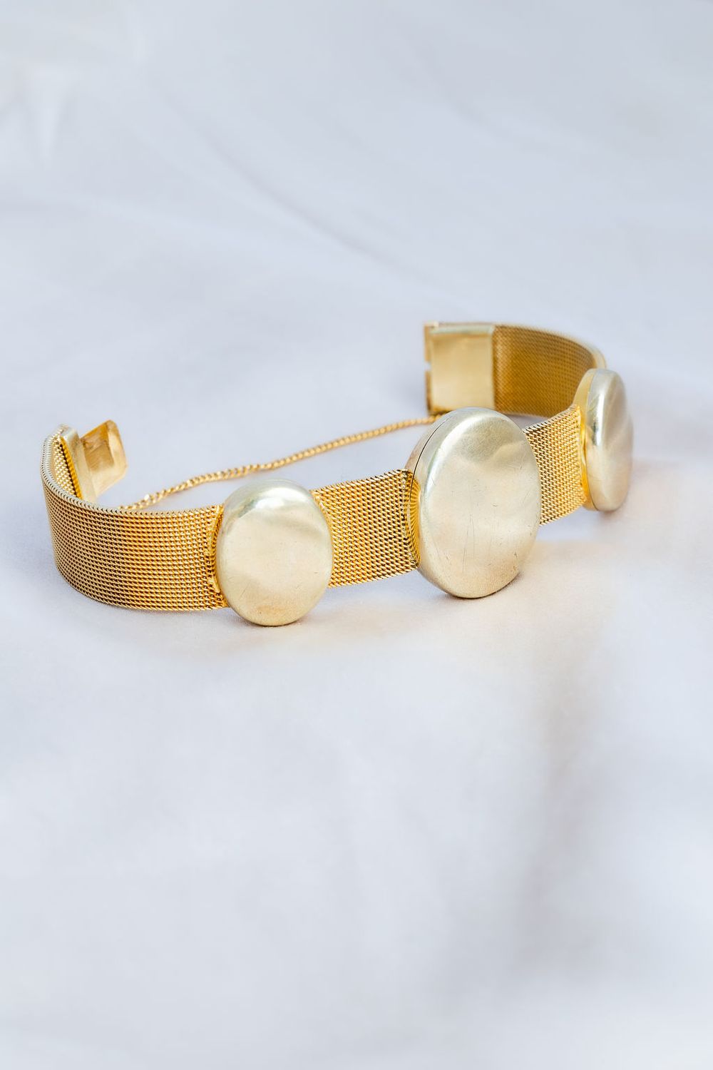 18K Gold Victorian Locket Bracelet