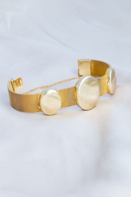 18K Gold Victorian Locket Bracelet