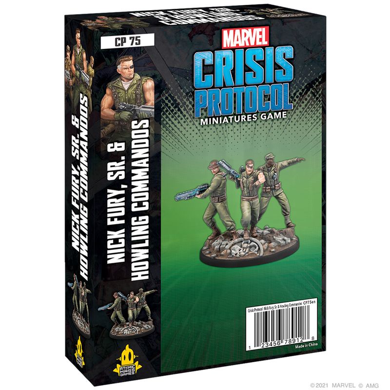 Marvel Crisis Protocol - Nick Fury Sr and Howling Commandos