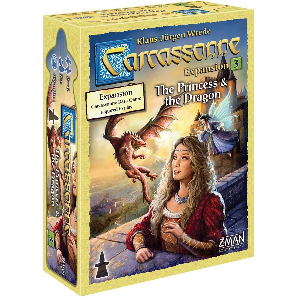 Carcassonne Expansion 3 - Princess &amp; the Dragon (2016)