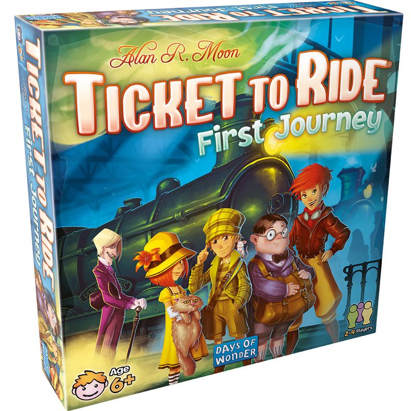 Ticket to Ride First Journey - US Map