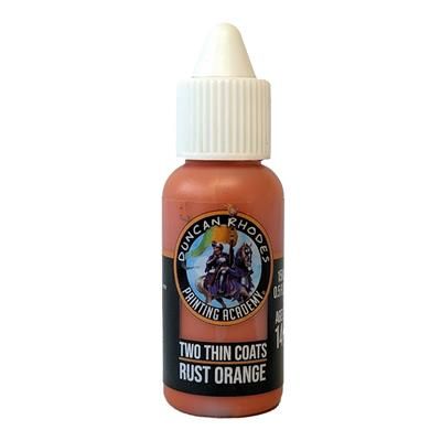 Two Thin Coats -  Rust Orange