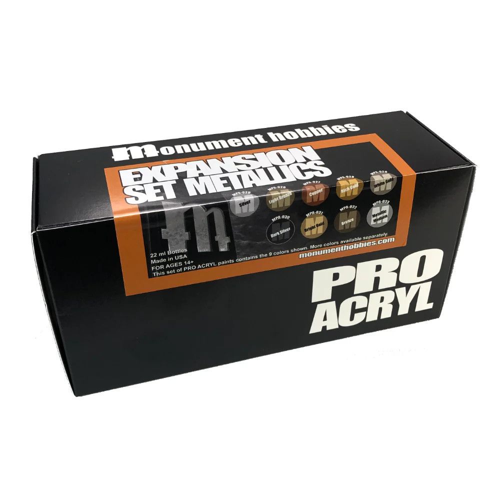 Paint Set - Pro Acryl Metallic