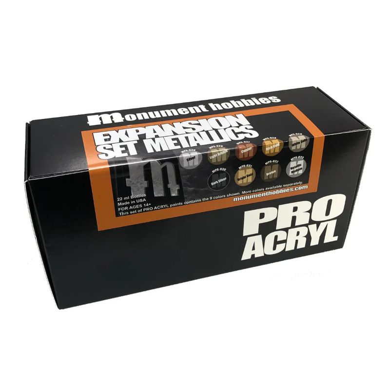 Paint Set - Pro Acryl Metallic