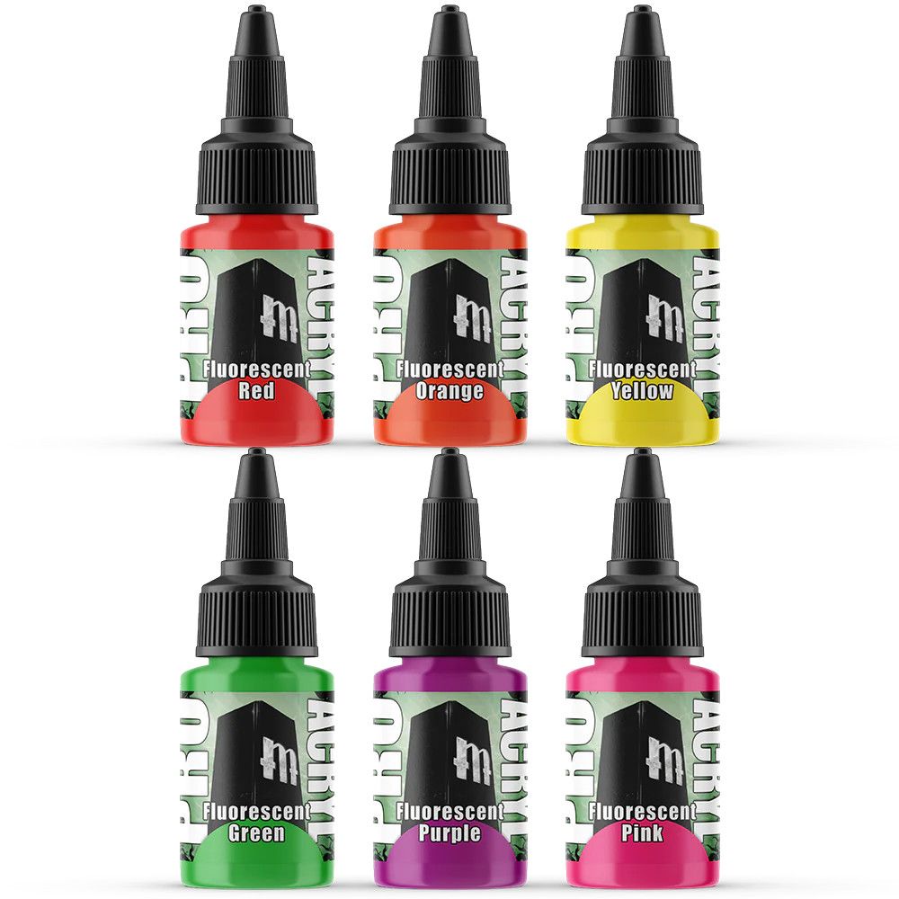 Paint Set - Pro Acryl Fluorescents