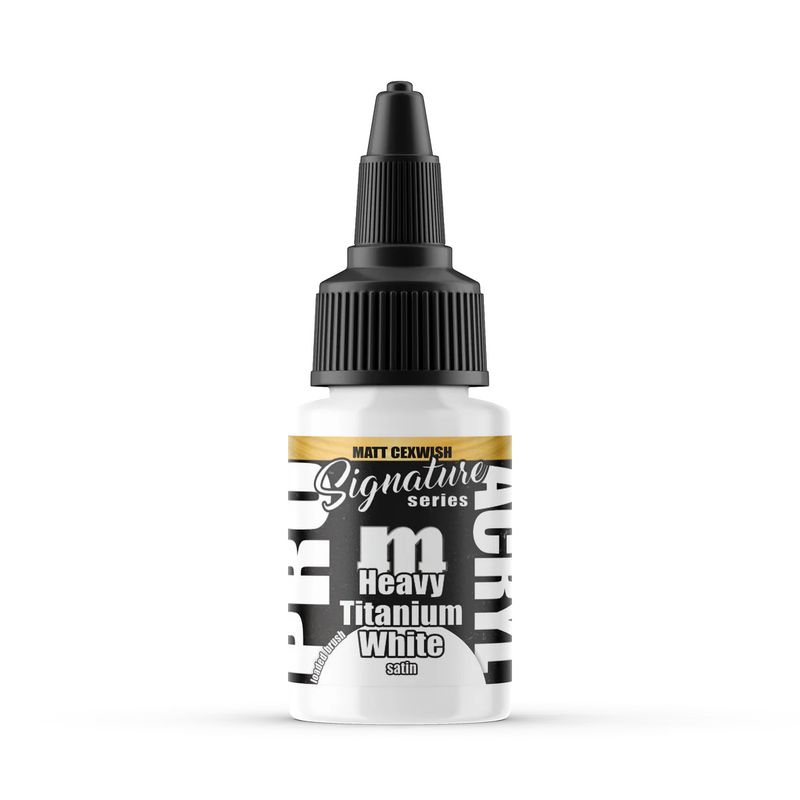 Pro Acryl Heavy Titanium White - Matt Cexwish 22ml
