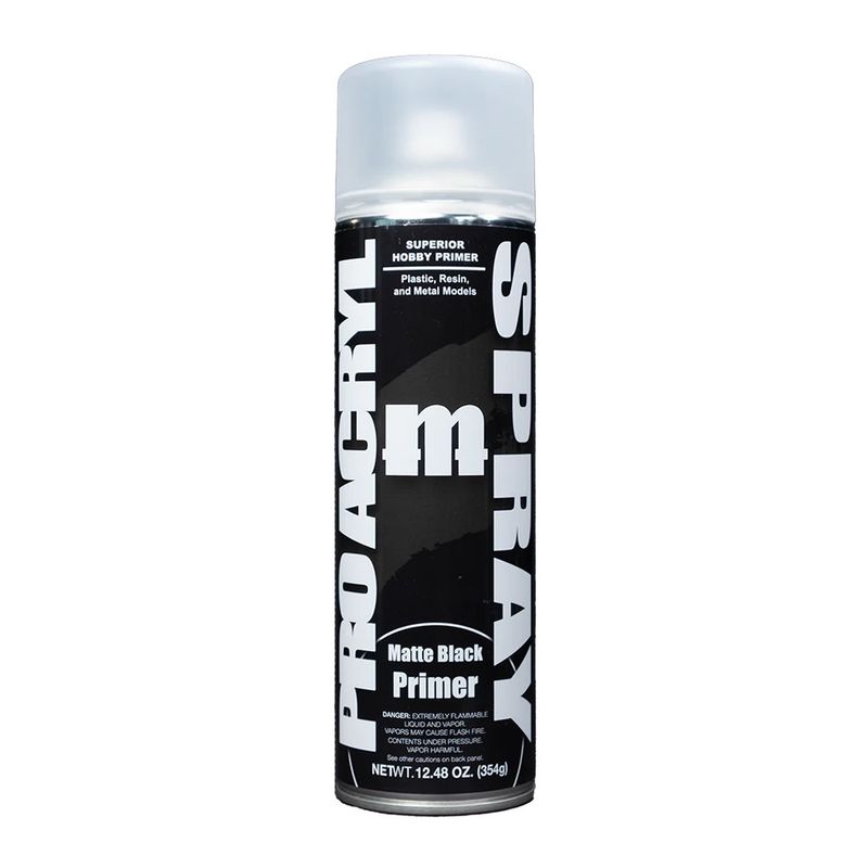 PRO Acryl Spray - Matte Black Primer 500ml