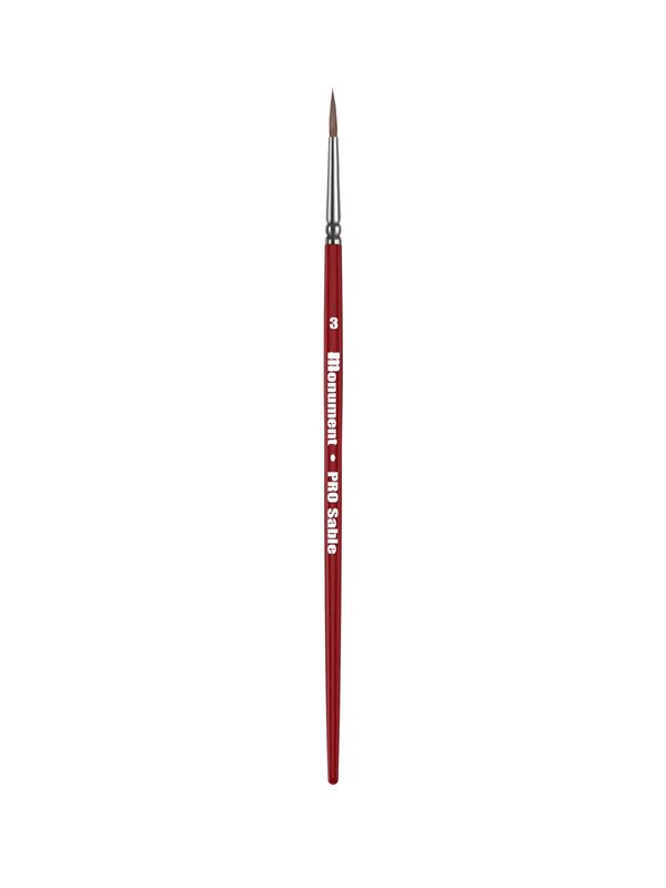 Pro Sable Brush - #3 Pro Acryl