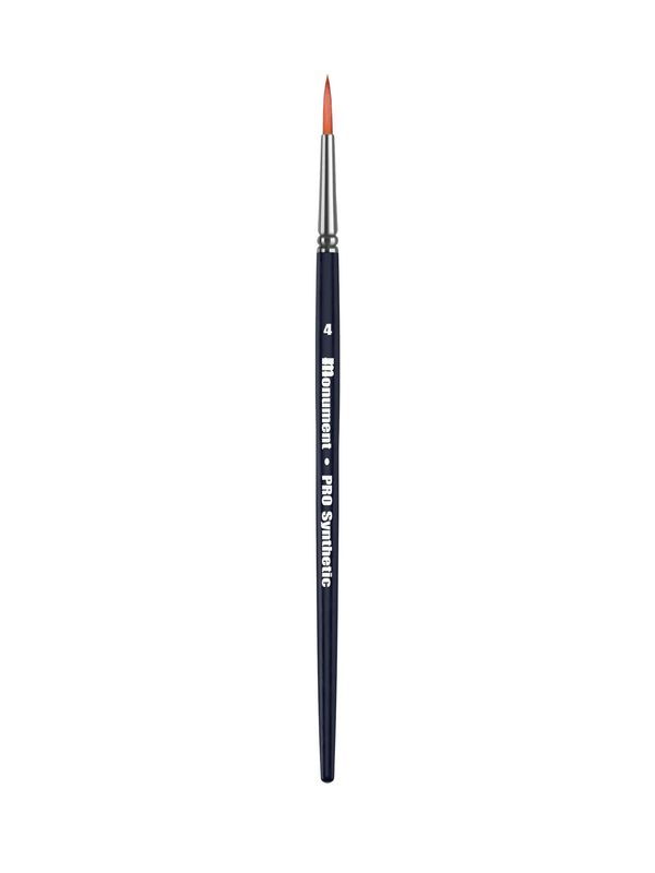 Pro Synthetic Brush - #4 Pro Acryl