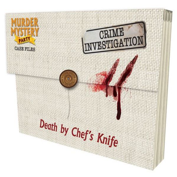 Murder Mystery Party Case Files - Death by Chef&#39;s Knife