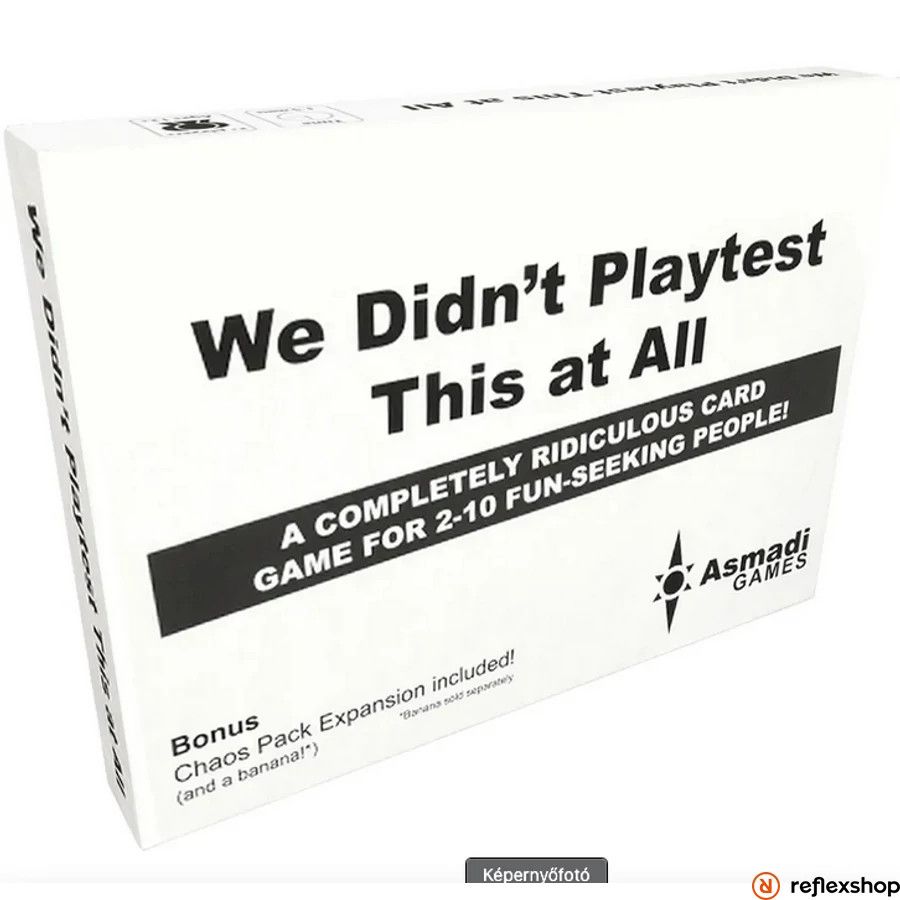 We Didn&#39;t Playtest This at All