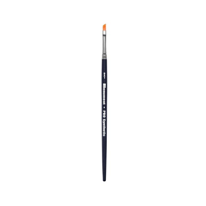 Pro Synthetic Angled DryBrush - #1 3/16&quot; Pro Acryl