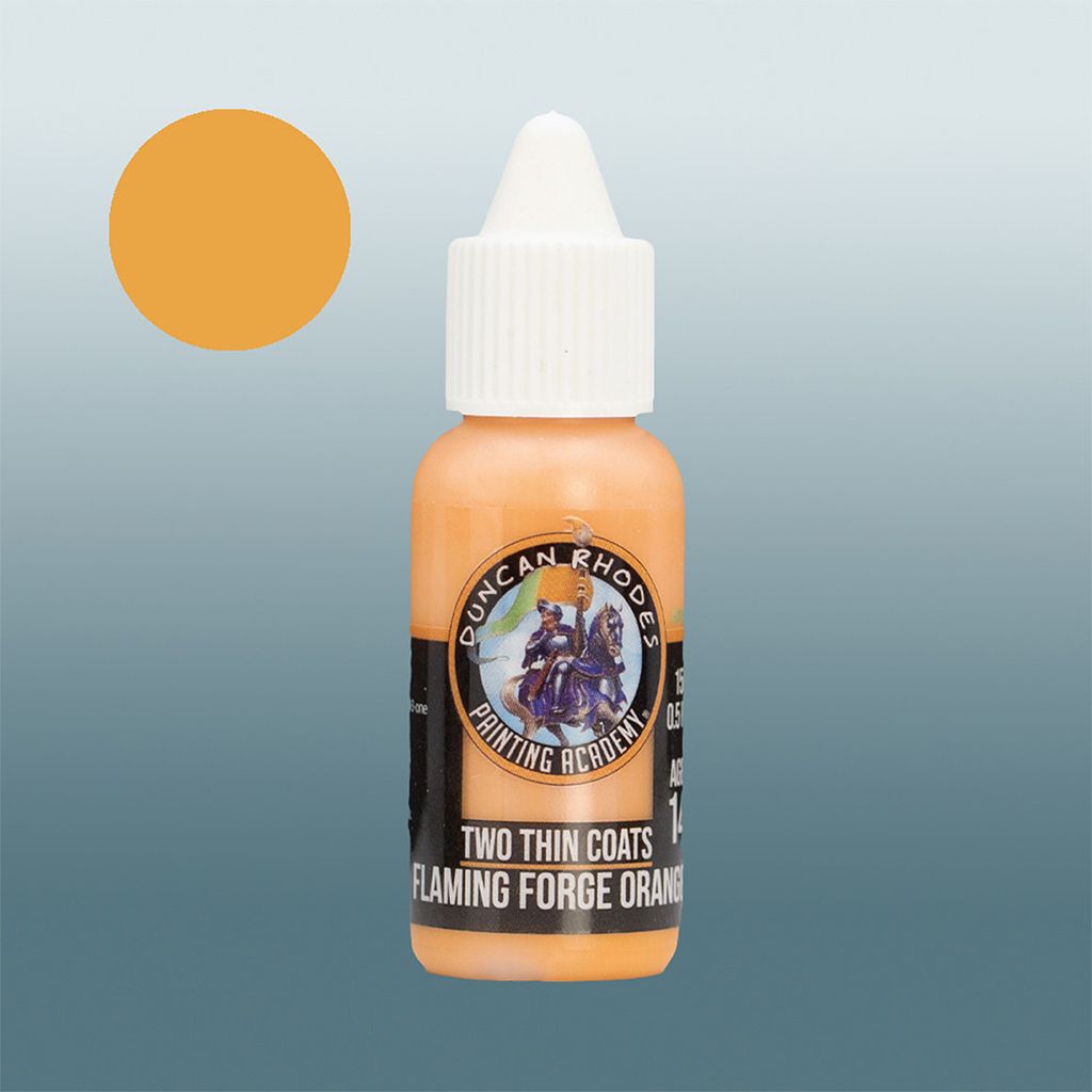 Two Thin Coats -  Flaming Forge Orange