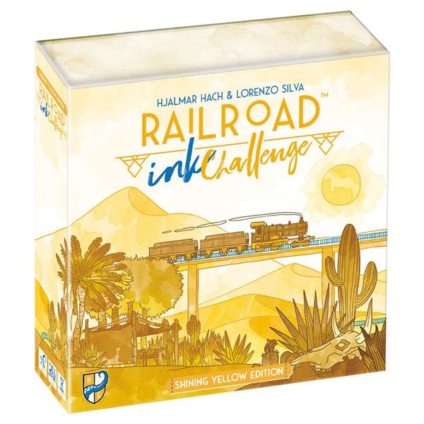 Railroad Ink Challenge - Shining Yellow Edition