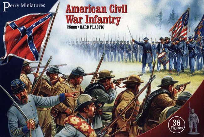 American Civil War Infantry Boxed Set 1861-1865 (36)