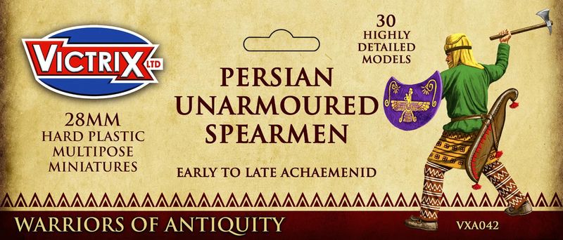 Warriors of Antiquity Persian Unarmoured Spearmen (30)