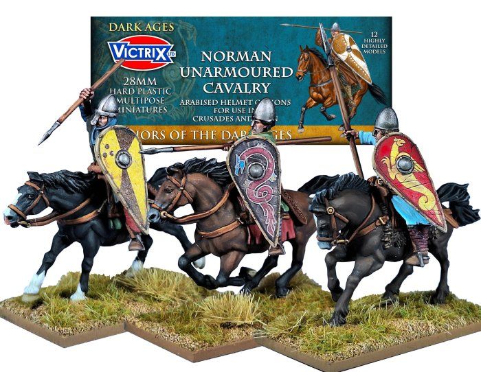 Warriors of the Dark Ages Norman Unarmoured Cavalry (12)