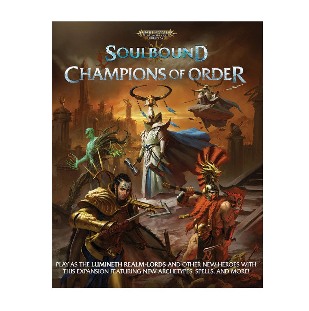 AOS Soulbound Champions of Order Warhammer Age of Sigmar RPG