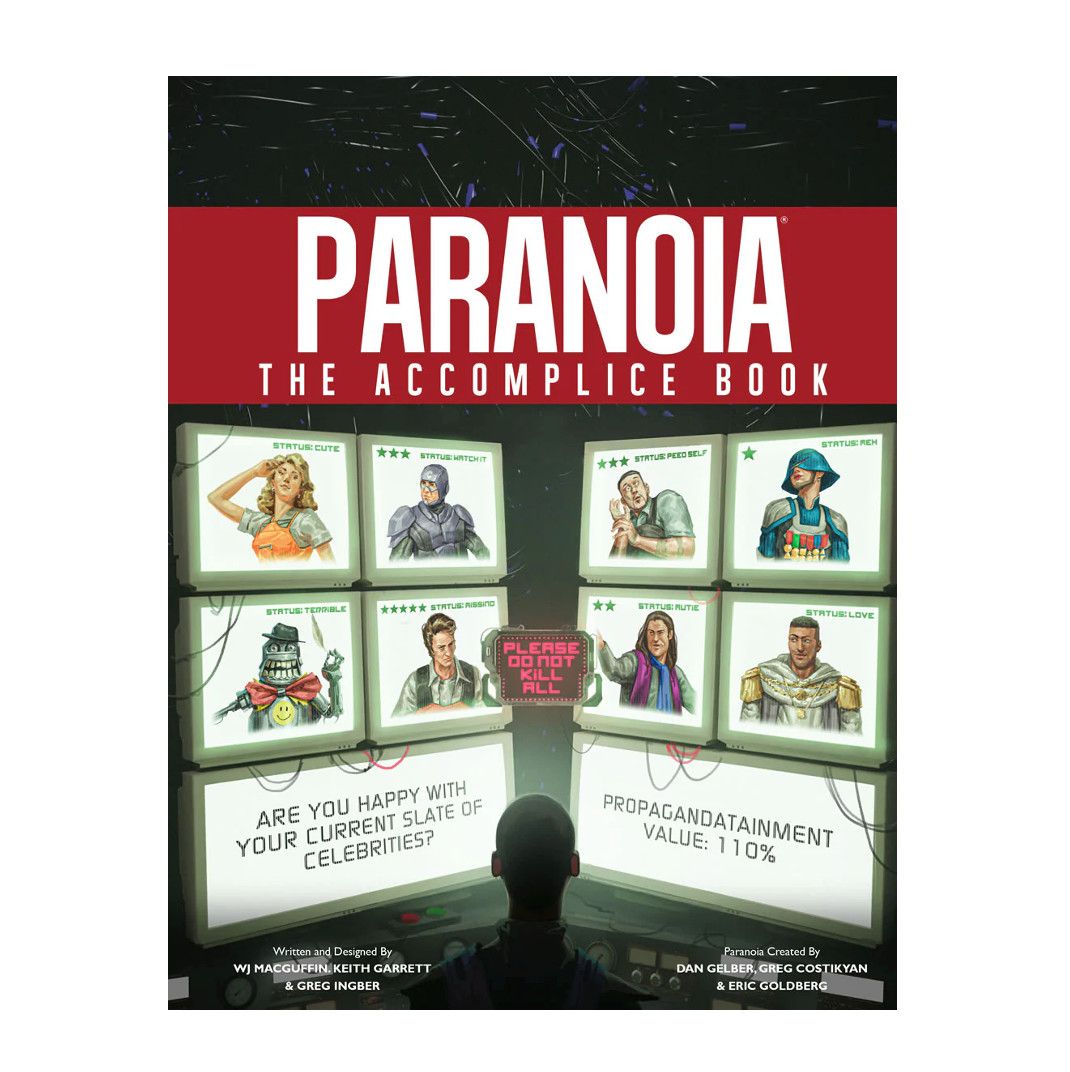 Paranoia RPG The Accomplice Book 2024
