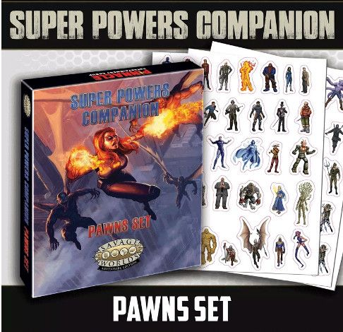 Savage Worlds Super Powers Pawns Boxed Set SWADE