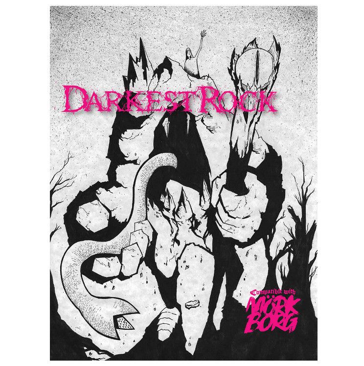 MORK BORG - Darkest Rock with MÖRK BORG/ Forbidden Psalm Dice Set