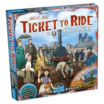 Ticket to Ride - France and Old West Map Expansion