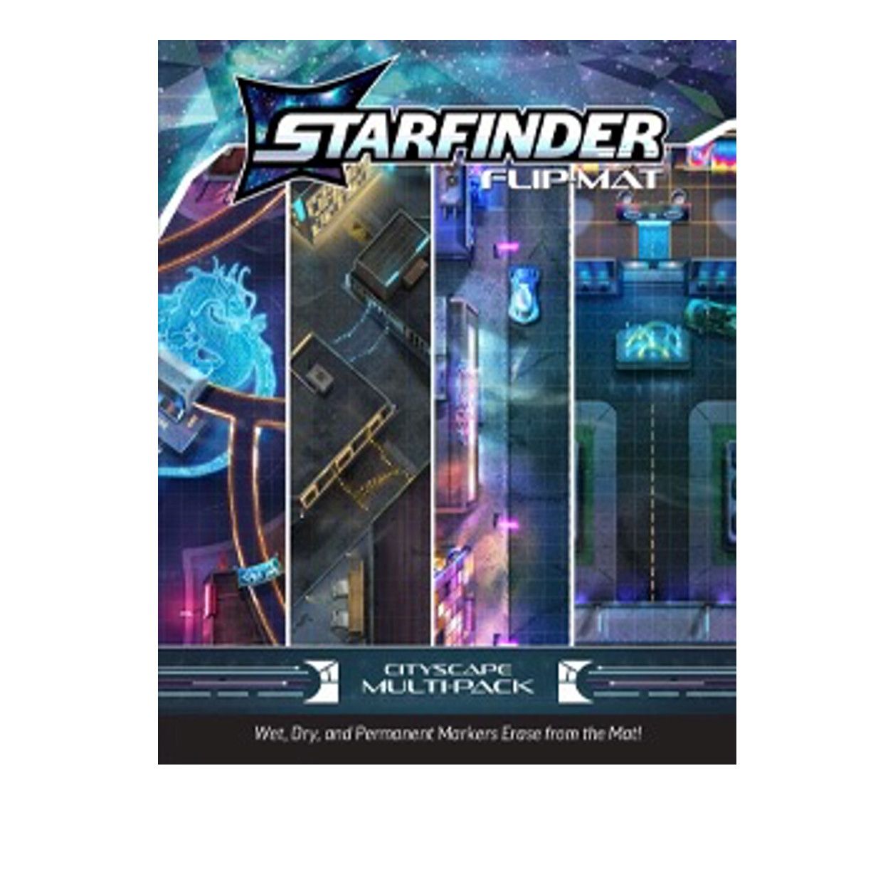 SF Starfinder Flip-Mat Cityscape Mulit-Pack