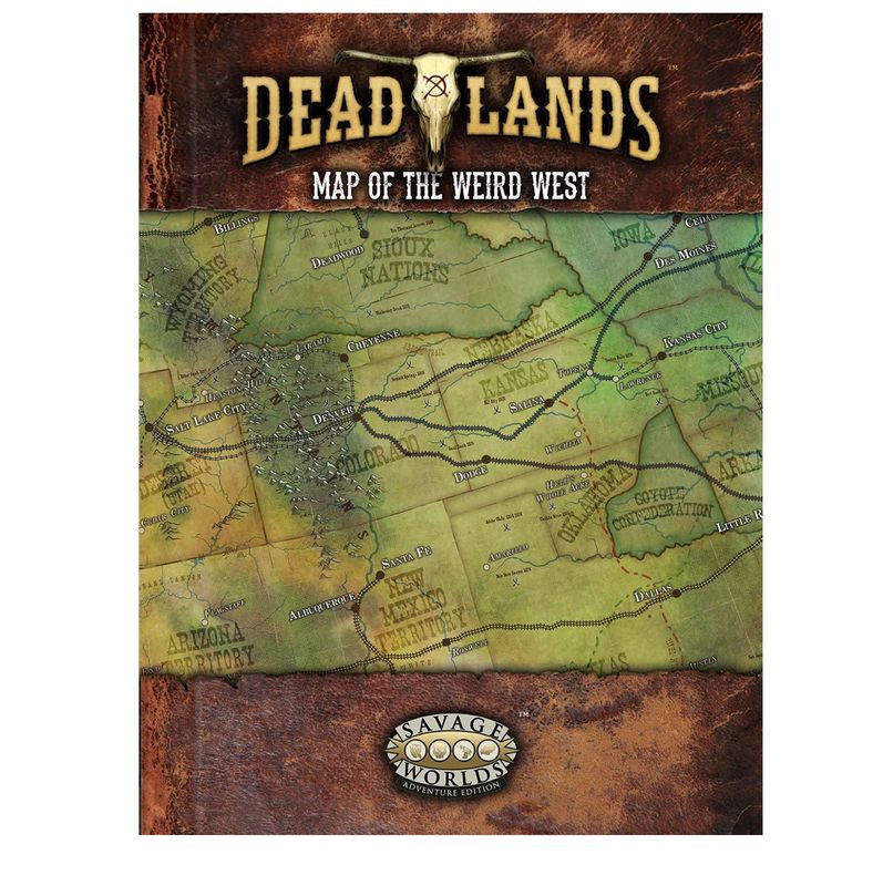 SW Deadlands - Map of the Weird West SWADE