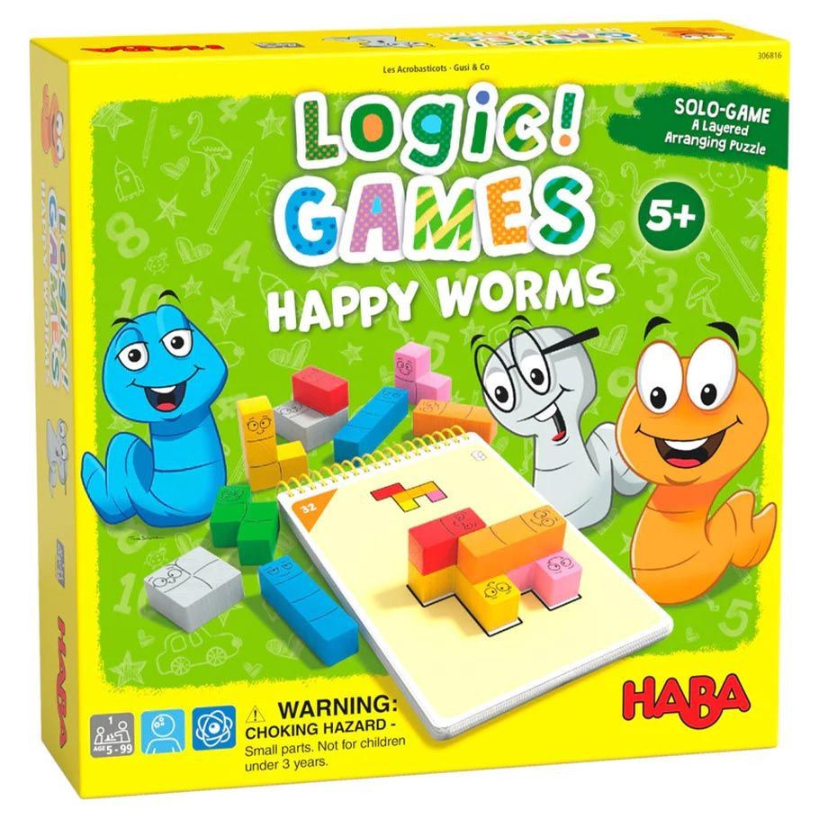 Logic! Games Happy Worms