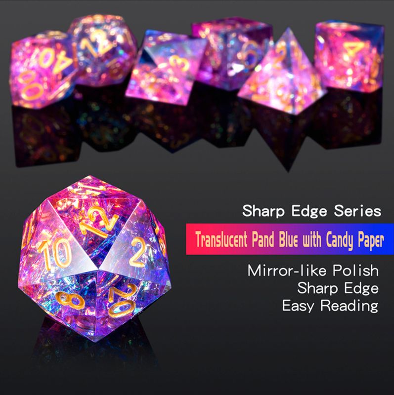 Sharp Edge Dice Set - Orion