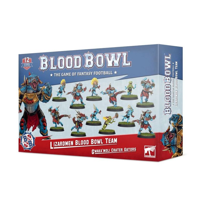200-74 Gwaka'Moli Crater Gators Lizardmen Team - Blood Bowl