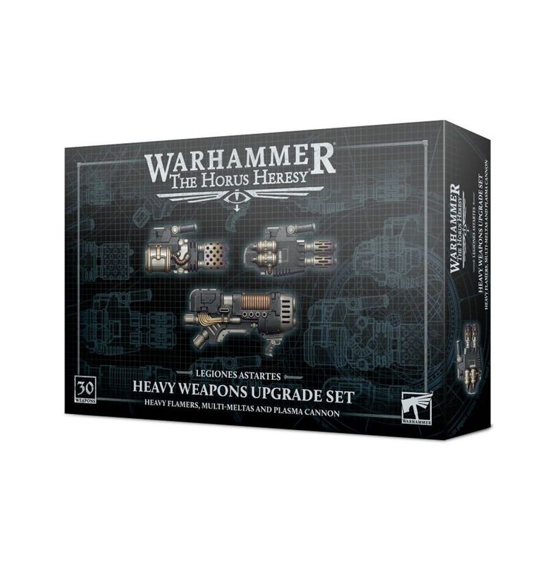 31-12 Heavy Weapons Upgrade Set Heavy Flamers / Multi-Meltas / Plasma Cannons - Legiones Astartes