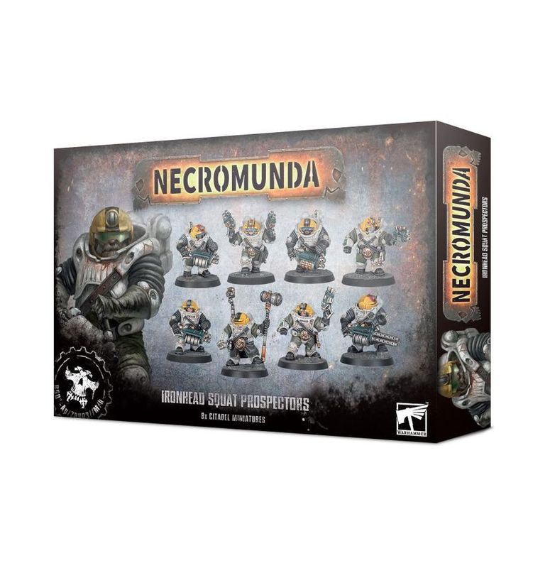 301-01 Ironhead Squat Prospectors - Necromunda