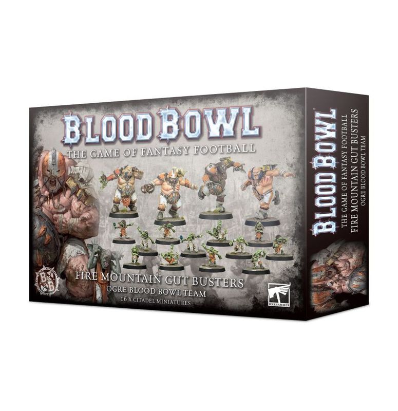 202-02 Fire Mountain Gut Busters Ogre Team - Blood Bowl