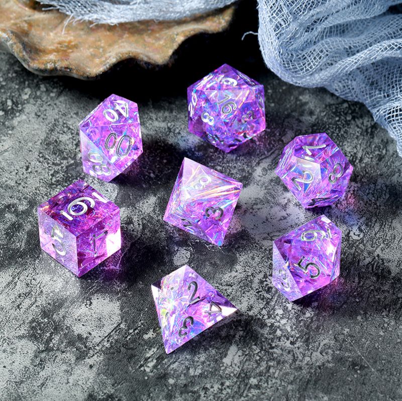 Sharp Edge Dice Set - Nebula
