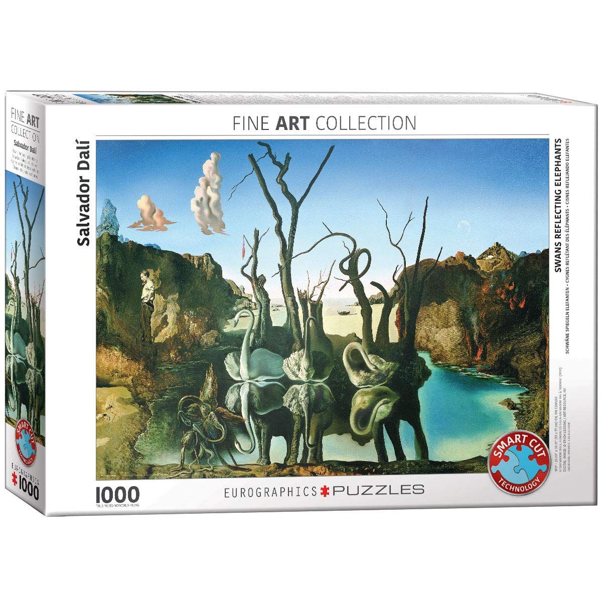 Swans Reflecting Elephants 1000pc Puzzle