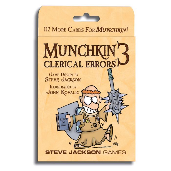 Munchkin 3 Clerical Errors Expansion