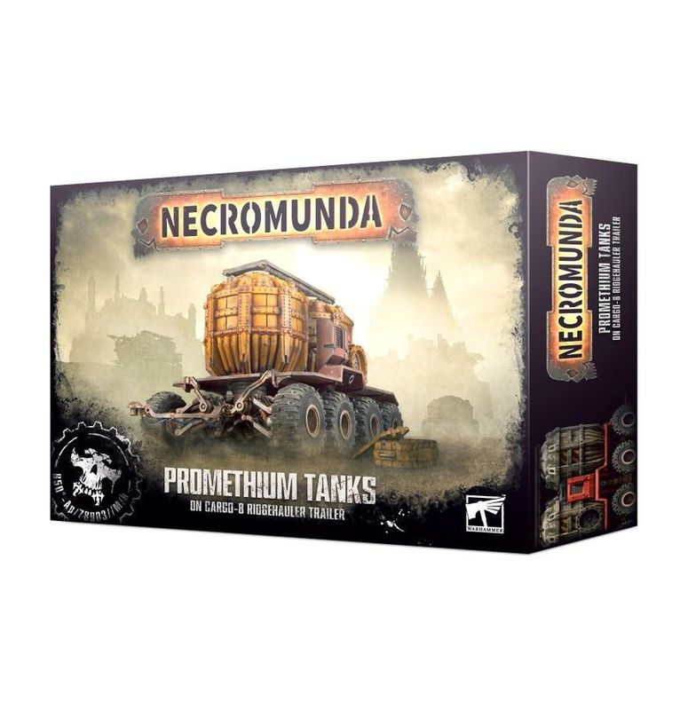 301-12 Promethium Tanks on Cargo-8 Trailer - Necromunda