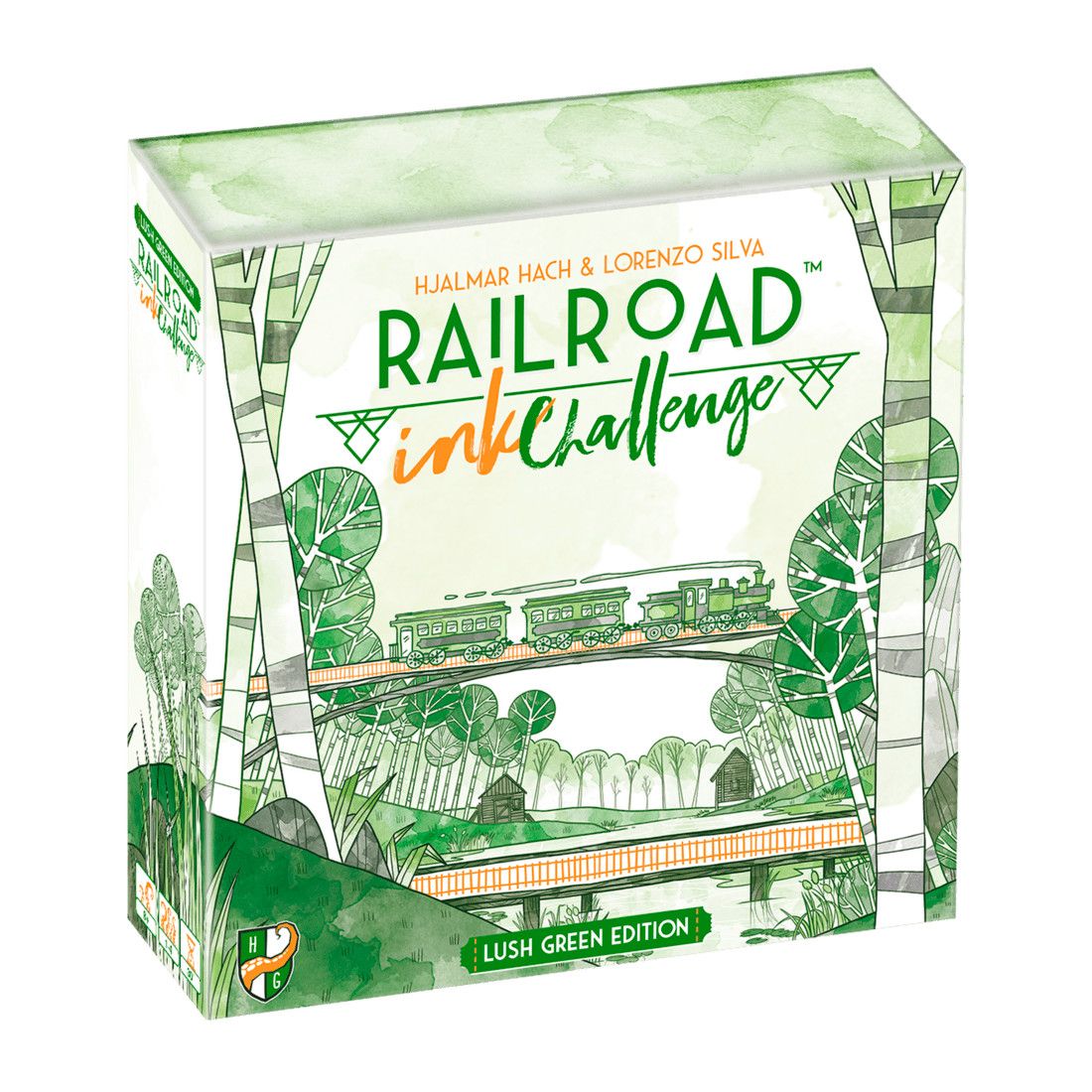 Railroad Ink Challenge - Lush Green Edition
