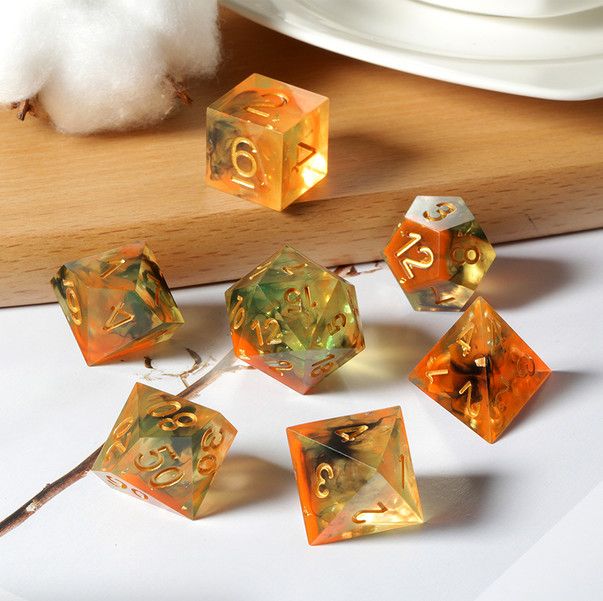 Sharp Edge Dice Set - Autumn