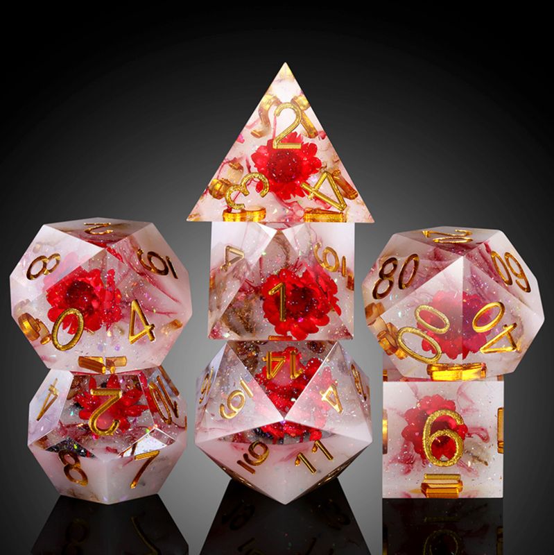 Sharp Edge Dice Set - Romance